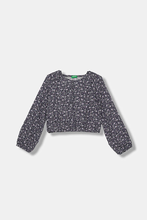 Παιδική μπλούζα United Colors of Benetton casual σκούρο μπλε 5T2ECQ04H.G.seasonal