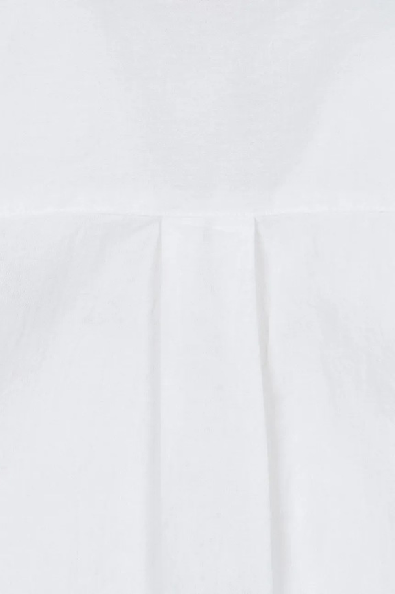 Chłopiec Konges Sløjd koszula bawełniana dziecięca RAY SHIRT GOTS KS104408.9BYA biały