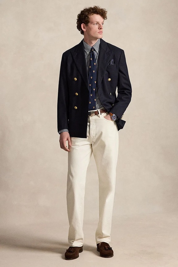 Polo Ralph Lauren košeľa pánska bavlnená modrá 710929347