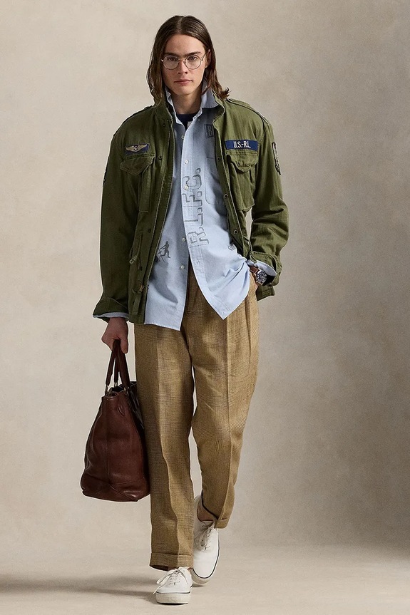 Πουκάμισο Polo Ralph Lauren 710972188 μπλε