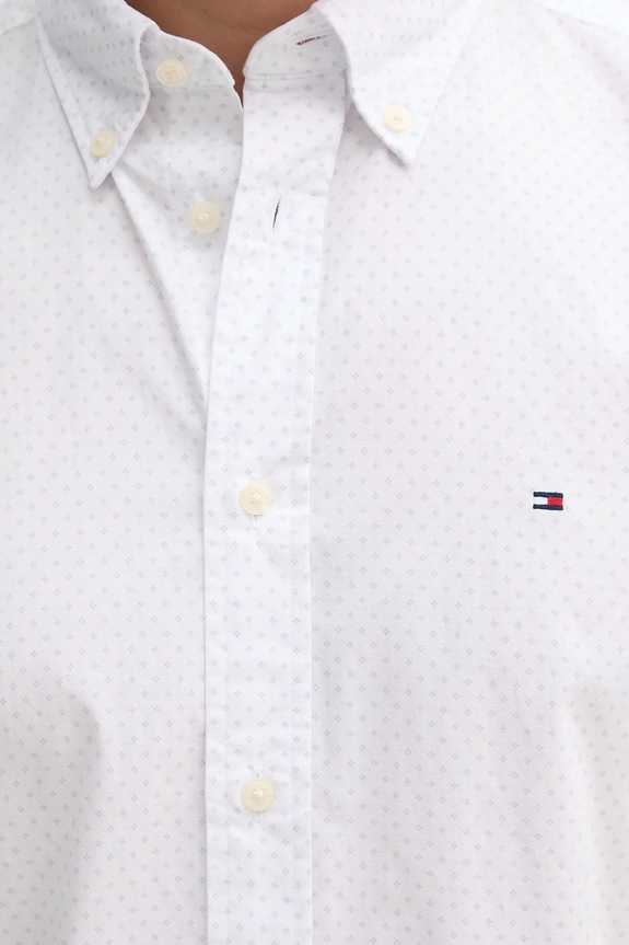 Tommy Hilfiger koszula bawełniana MW0MW39437 biały