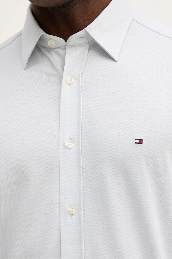 Bavlnená košeľa Tommy Hilfiger MW0MW39479 modrá