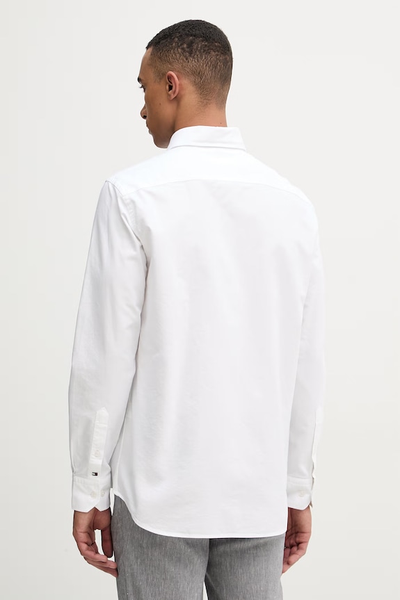 Odjeća Tommy Hilfiger košulja muška od pamuka MW0MW39754 bijela