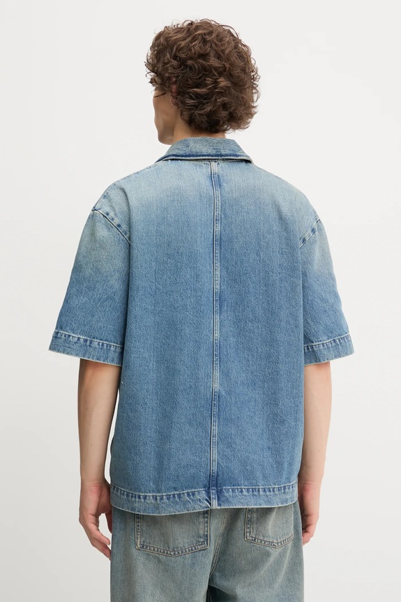 Oblačila Jeans srajca Won Hundred 3776.15028 modra