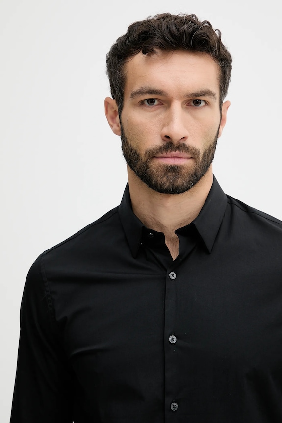 Košeľa Calvin Klein čierna LV019EU030
