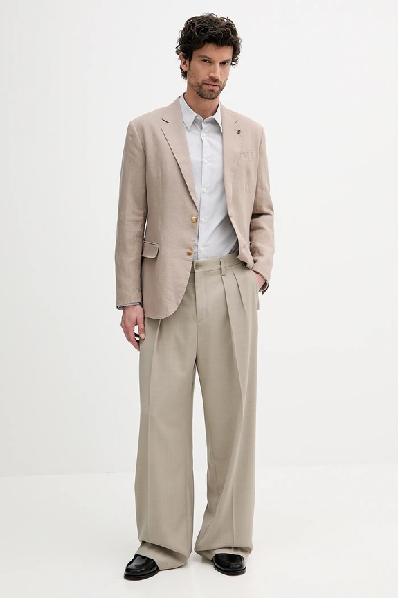 Calvin Klein koszula LV040BM108 biały SS26