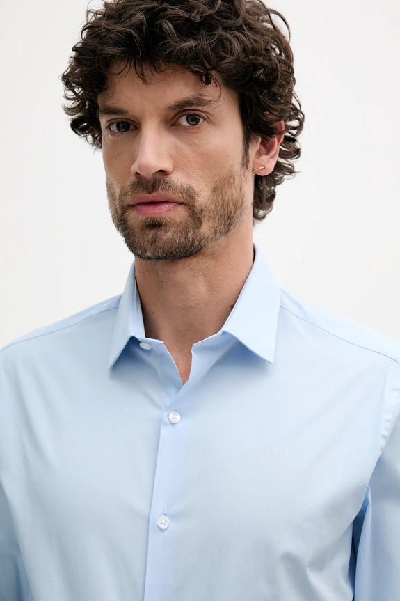 Košile Calvin Klein modrá LV019EU000