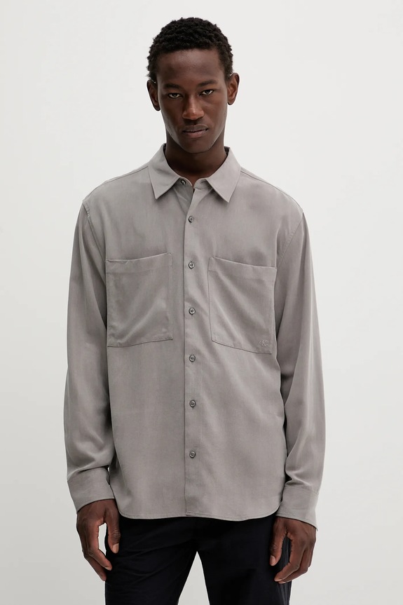 Calvin Klein koszula klasyczny szary LV04LC109G