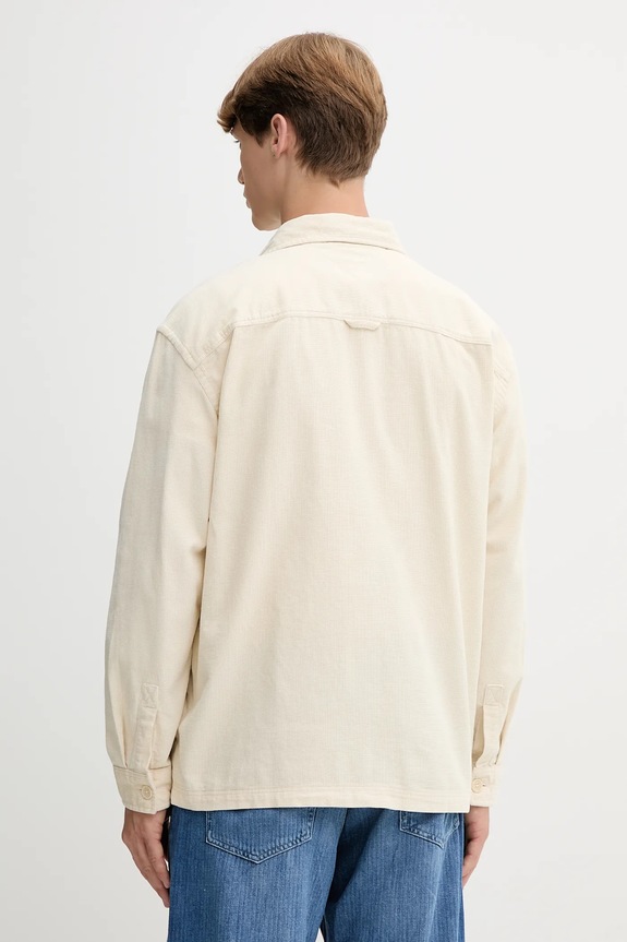 Odzież Tommy Jeans koszula bawełniana DM0DM21698 beżowy