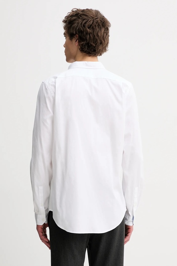Oblečenie Bavlnená košeľa PS Paul Smith M2R.599R.PZEBRA biela