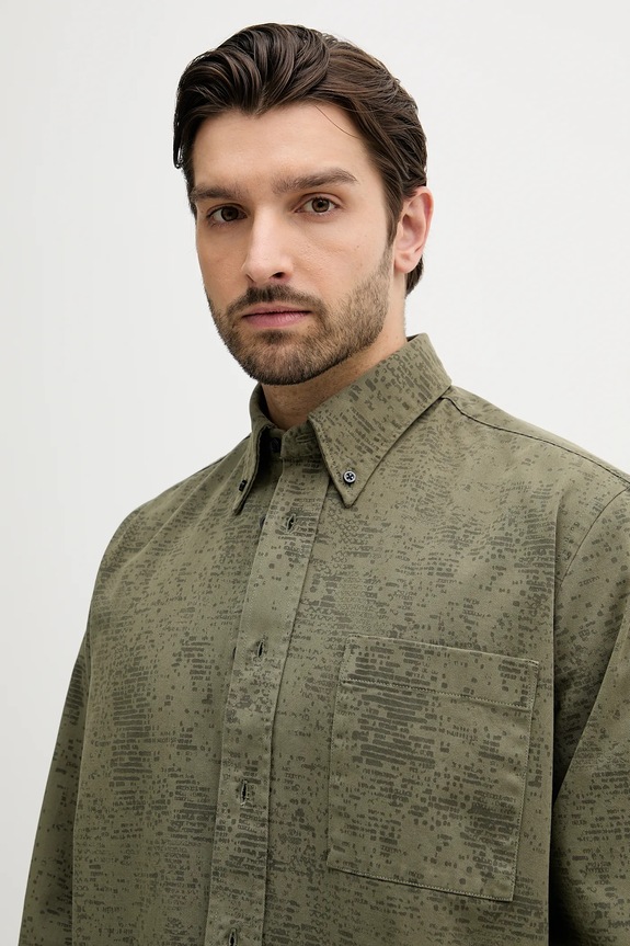 Îmbrăcăminte BOSS Orange cămașă jeans Lambey_4_M 50544858 verde