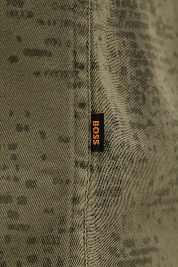 BOSS Orange cămașă jeans Lambey_4_M verde 50544858