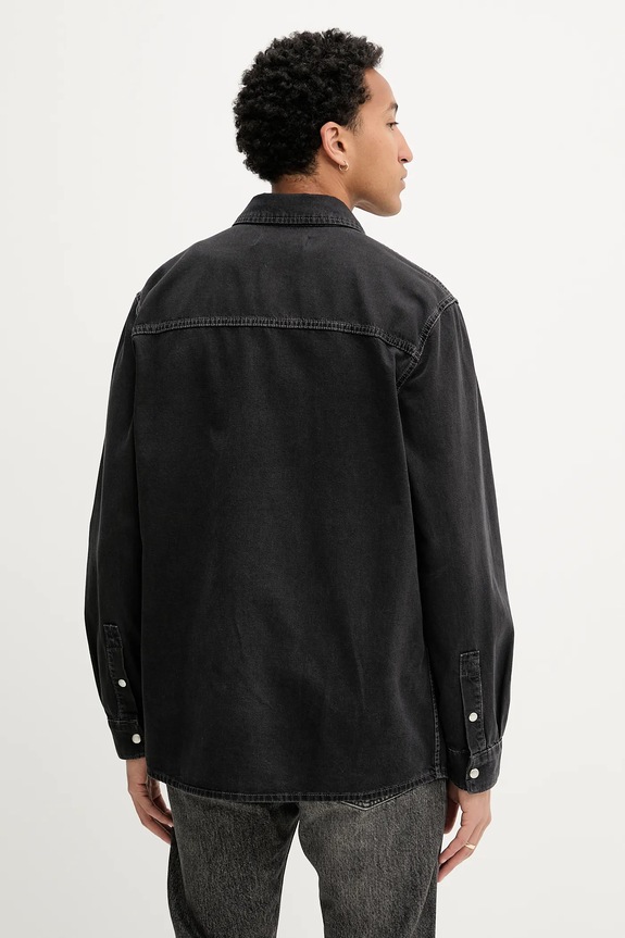 Odzież Karl Lagerfeld Jeans koszula jeansowa A3M16001 czarny