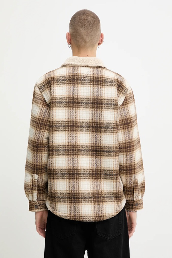 Odzież Tommy Jeans kurtka koszulowa DM0DM22010 brązowy