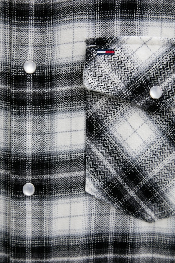 Pamučna košulja Tommy Jeans DM0DM22019 crna