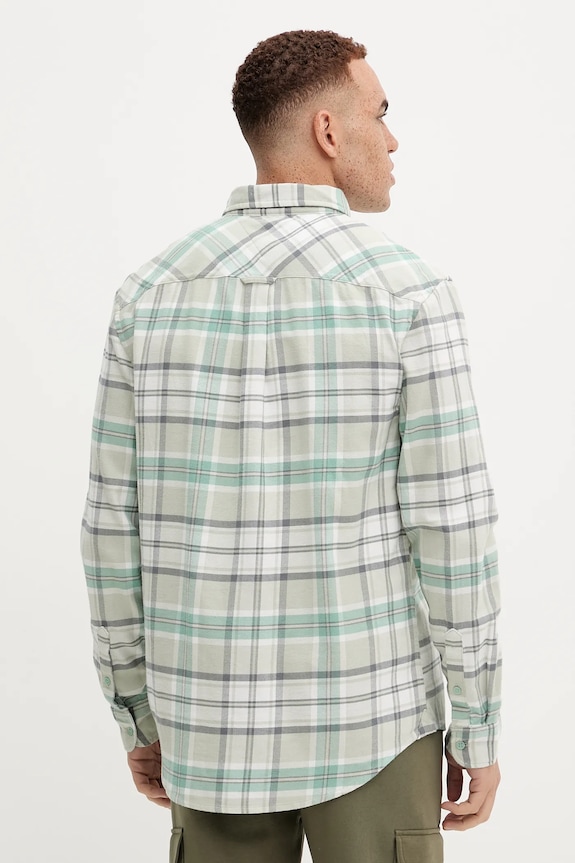 Îmbrăcăminte Tommy Jeans cămașă din bumbac DM0DM22024 verde
