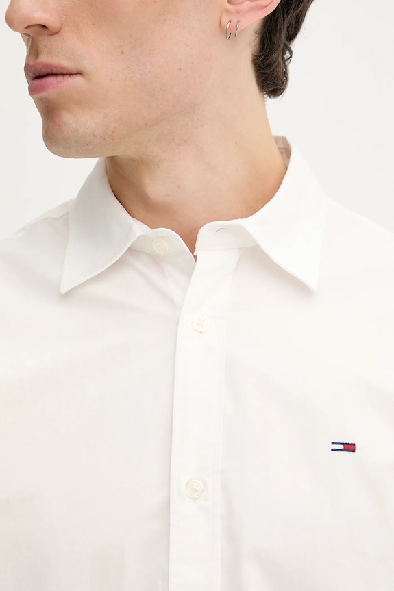 Pamučna košulja Tommy Jeans DM0DM22026 bež