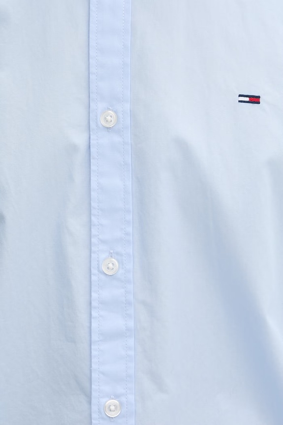 Tommy Jeans košile pánská bavlněná DM0DM22026 modrá