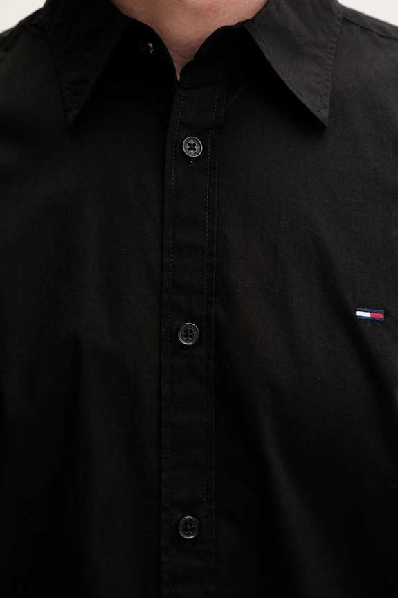 Tommy Jeans koszula męska bawełniana DM0DM22026 czarny