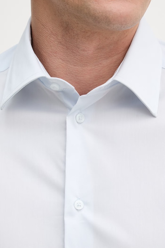 United Colors of Benetton πουκάμισο ανδρικό 551MUQ049 μπλε