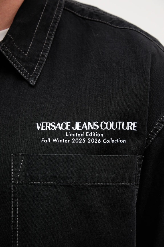 Versace Jeans Couture camicia in cotone 79GAL251.DW118SW0 nero
