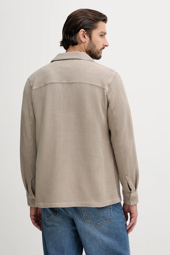 Odjeća Pamučna košulja Barbour SANDWOOD MOS0416 bež