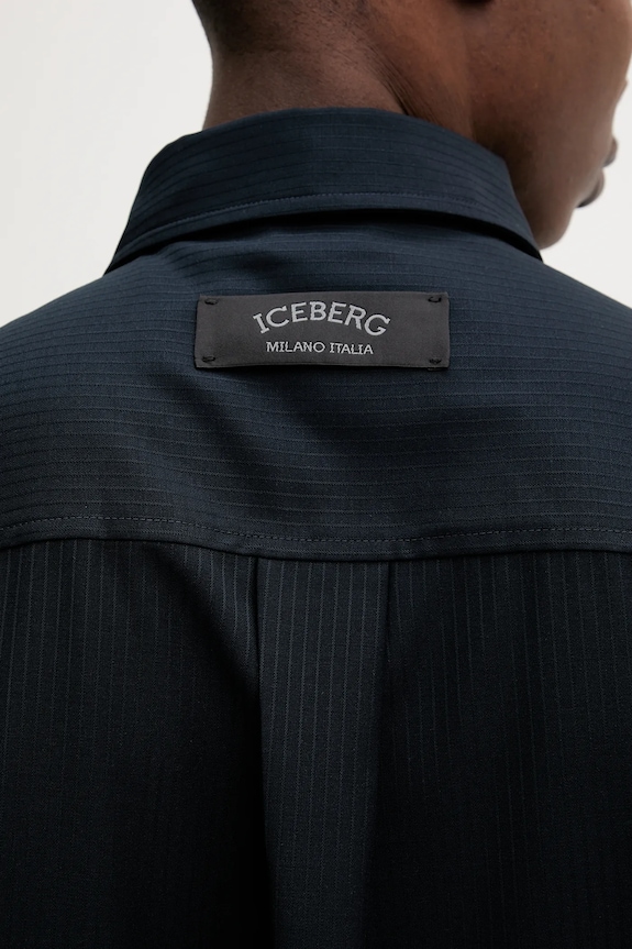 Iceberg cămașă G110.5257 bleumarin