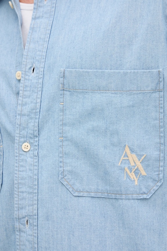 Джинсовая рубашка Armani Exchange XM000948.AF12043 голубой