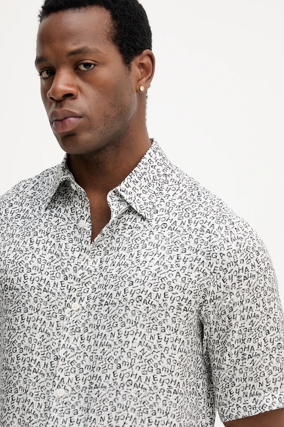 Armani Exchange cămașă alb XM001926.AF13235