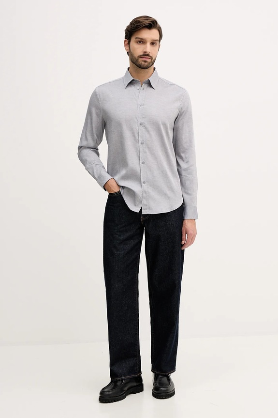 Srajca Sisley 5EY3SQ049 siva AW25