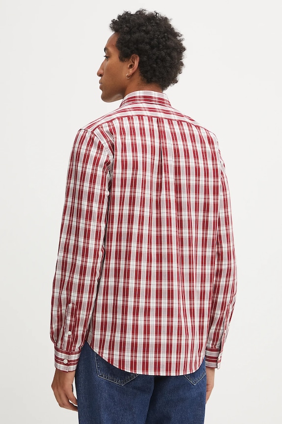 Oblečenie Bavlnená košeľa Guess Jeans M5YH37.WH7Q1 burgundské