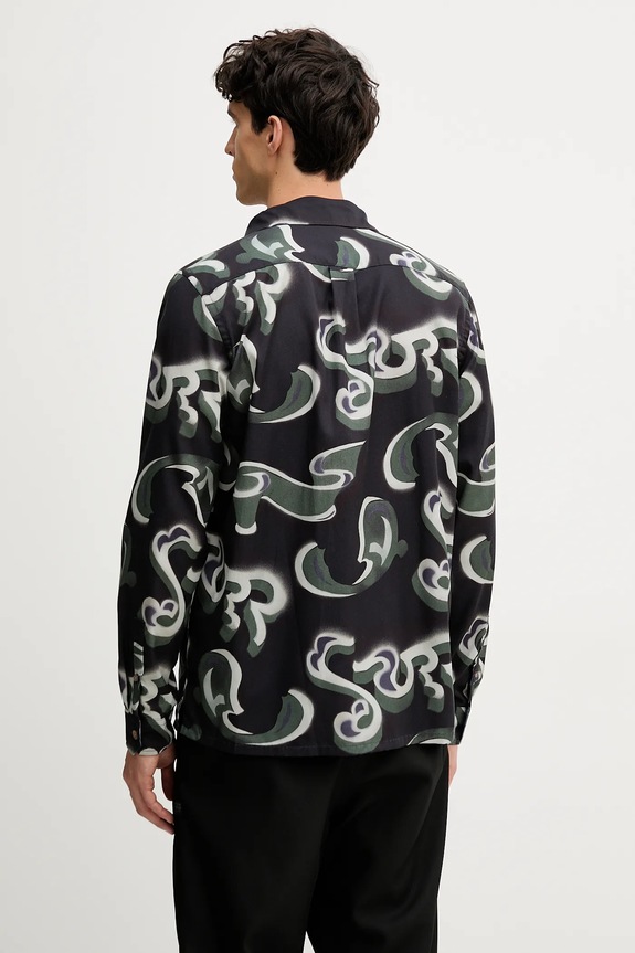 Ρούχα Πουκάμισο PS Paul Smith M2R.647X.T22496 σκούρο μπλε