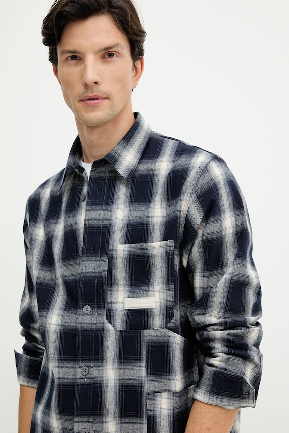 Armani Exchange cămașă din bumbac bleumarin XM001149.AF16626