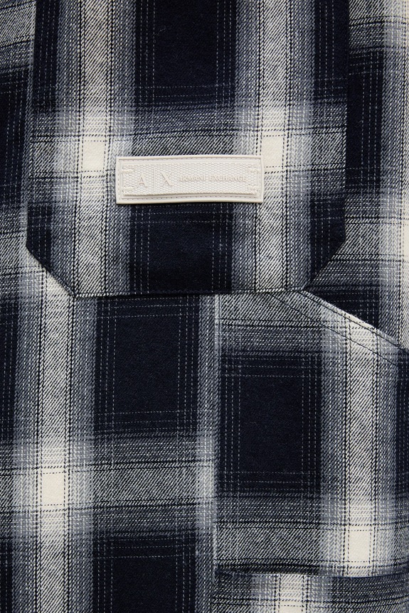 Armani Exchange cămașă din bumbac XM001149.AF16626 bleumarin