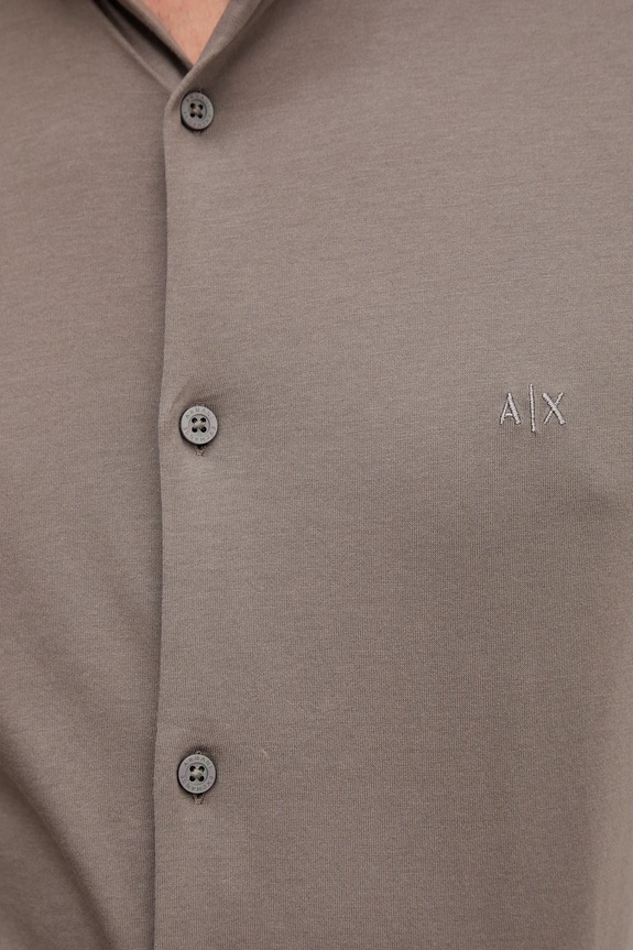 Armani Exchange camicia in cotone XM001370.AF10364 grigio
