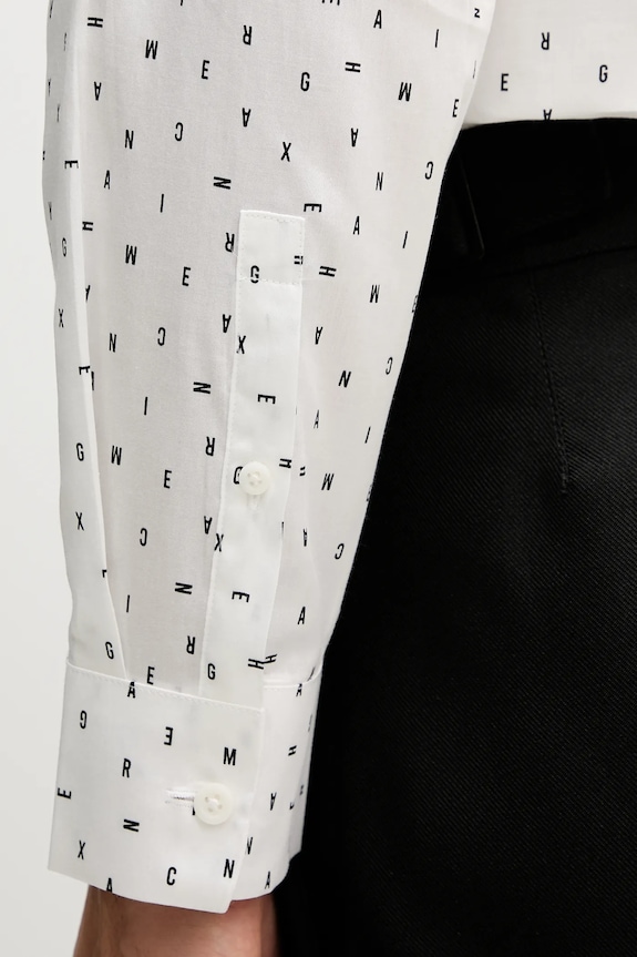 Armani Exchange koszula męska bawełniana XM001942.AF19194 biały