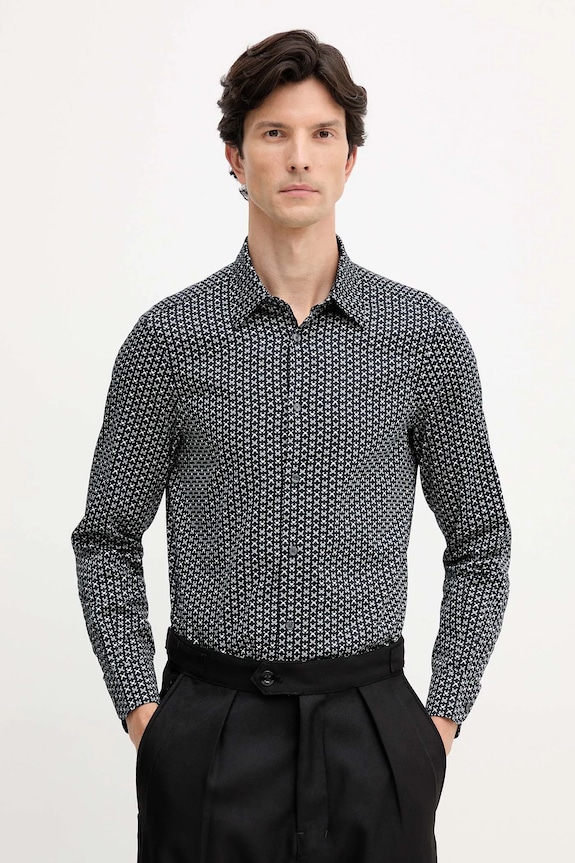 Emporio Armani cămașă lung bleumarin EM001537.AF14130
