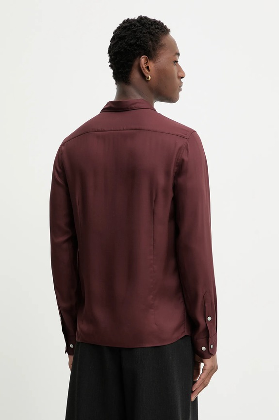 Îmbrăcăminte ZADIG&VOLTAIRE cămașă WMSH01333 burgundia