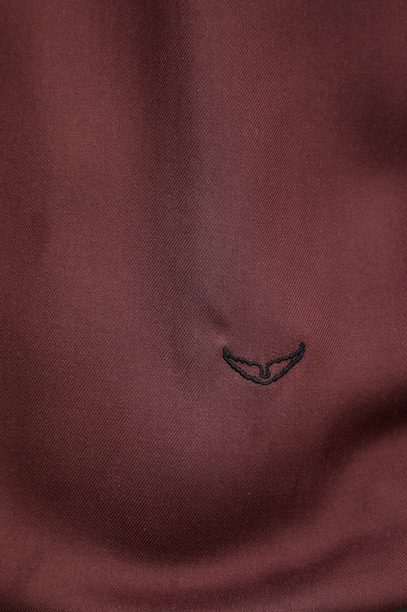 ZADIG&VOLTAIRE cămașă WMSH01333 burgundia