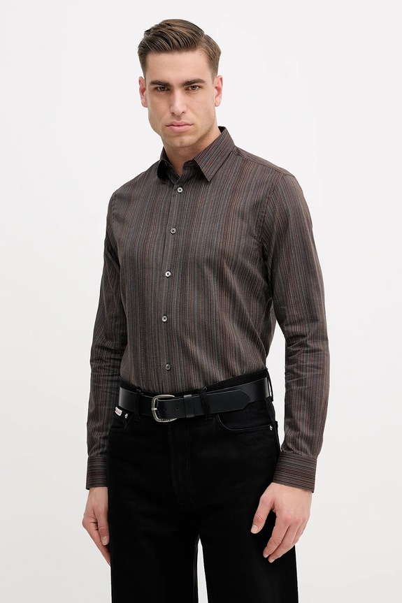 Paul Smith koszula bawełniana wzorzyste multicolor M1R.901U.T02794
