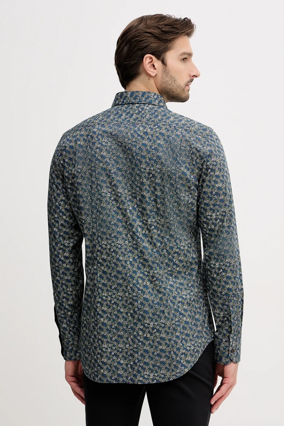 Clothing Paul Smith cotton shirt M1R.800P.T02750 navy