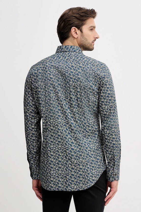 Clothing Paul Smith cotton shirt M1R.800P.T02750 navy