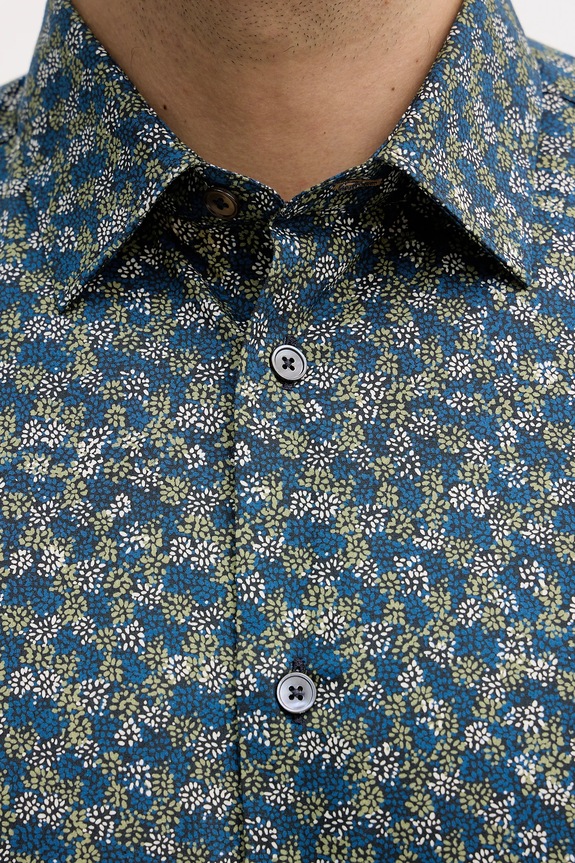 Paul Smith cotton shirt navy M1R.800P.T02750