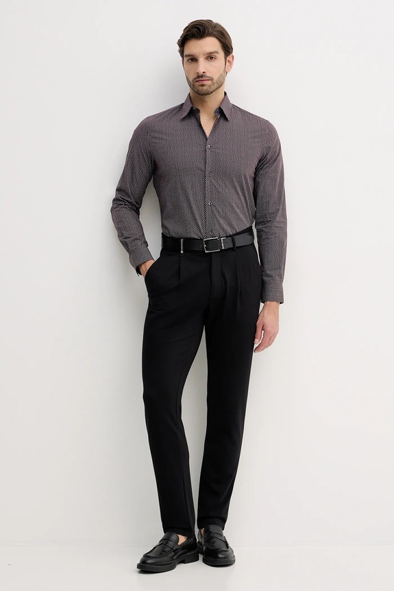 Бавовняна сорочка Paul Smith M1R.901U.T02718 бордо AW25