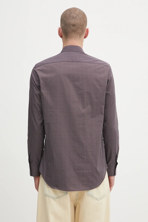Clothing Paul Smith cotton shirt M1R.901U.T02718 maroon