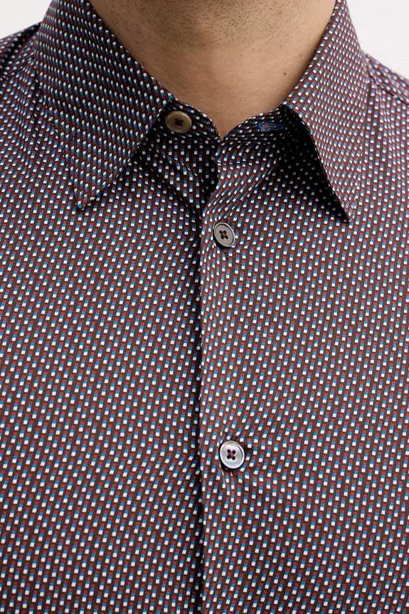 Бавовняна сорочка Paul Smith M1R.901U.T02718 бордо