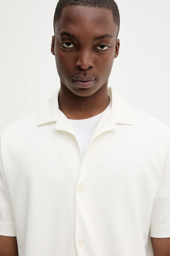 Πουκάμισο Marc O'Polo μπεζ 526204753088