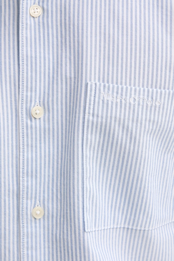 Marc O'Polo camicia in cotone 526731342320 blu