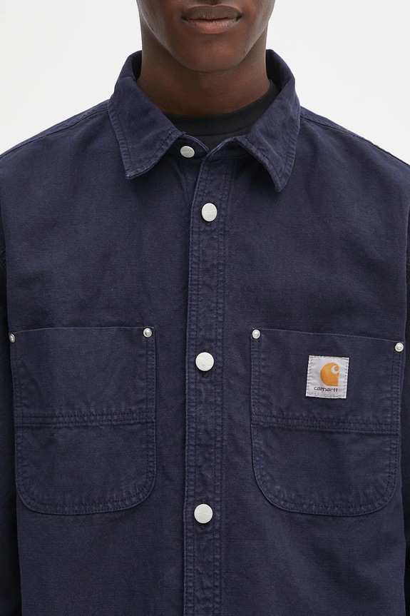 Carhartt WIP koszula Walter granatowy I033578.1CGD