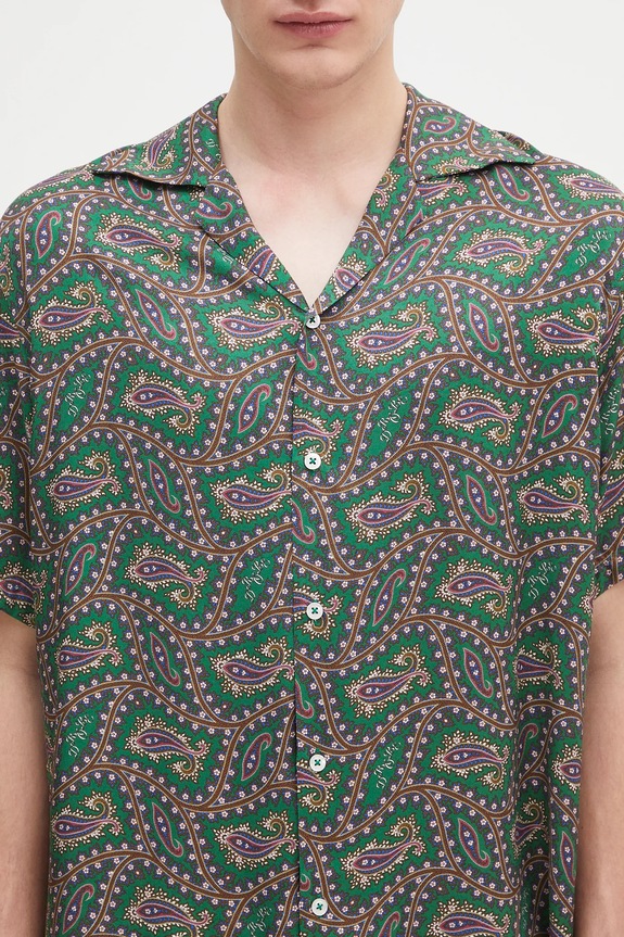 Drôle de Monsieur camicia La Chemise Paisley verde H.SH229.VI021